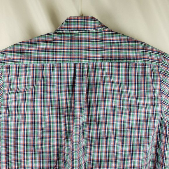 Vineyard Vines Mens XL Slim Fit Murray Shirt Button Down Front Multi Check EUC - Picture 5 of 10